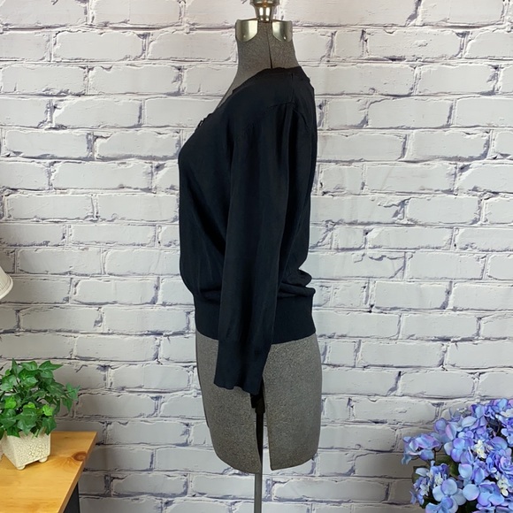 LifeStyle Attitude by Larry Levine Black Knit Top - Picture 2 of 7